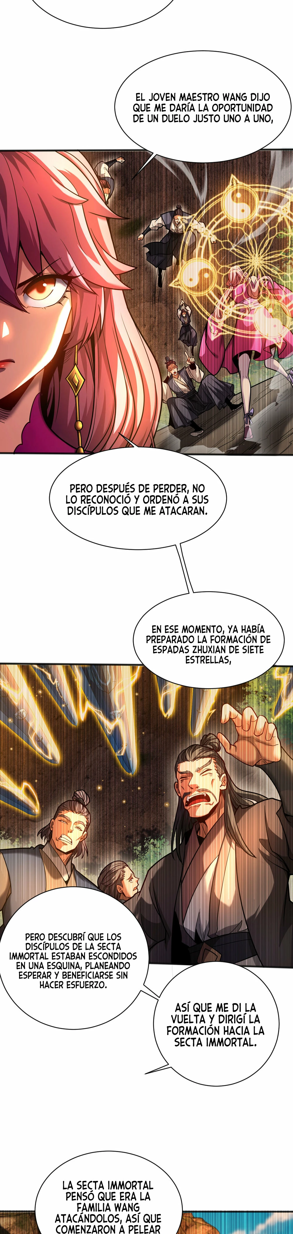 Mientras mis discípulas se matan, yo me relajo! > Capitulo 63 > Page 131